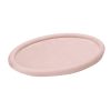 30x20x1.8cm Jewelry Tray Ring Velvet Leather Oval Empty Plate Earrings Necklace Jewelry Display Plate
