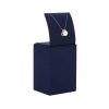 Jewelry Display Props Blue Microfiber Window Necklace Earring Ring Stand