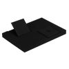 Black Microfiber Necklace Ring Jewelry Display Live Jewelry Prop Rack