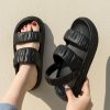 Outdoor Two Wear Thick Bottom EVA Slippers Couple Non-slip Breathable Sandals