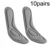10pairs 5D Nano Antibacterial Deodorant Breathable Anti-Slip Massage Insole