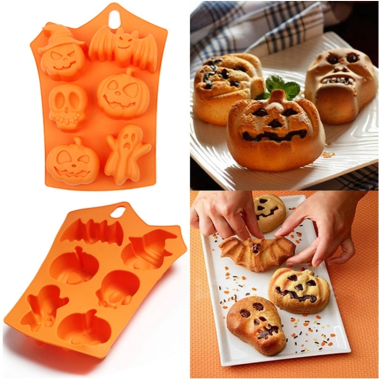 Halloween Chocolate Silicone Mold Handmade Baking Model DIY Cake Mold