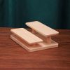 Solid Wood Splicing Eyeglasses Jewelry Display Stand Doll Hand Made Display Rack