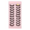 10pairs /Box Russian Strip Lashes 7D Imitation Mink Volume Fluffy Natural False Eyelashes
