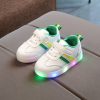 LED Light Up Casual Shoes Children Flat Board Shoes