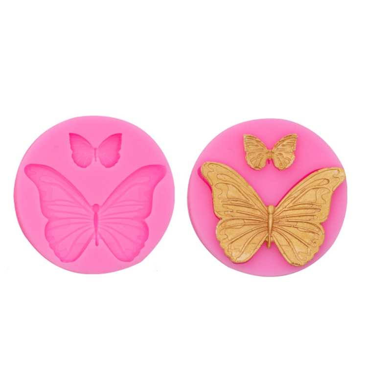 Butterfly Silicone Mold Fondant Chocolate Cake Decoration Mold Epoxy Brickearth Plaster Molds