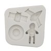 Astronaut Planet Rocket Silicone Fondant Chocolate Mold Cake Decorating Accessories Tools