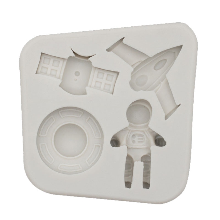 Astronaut Planet Rocket Silicone Fondant Chocolate Mold Cake Decorating Accessories Tools