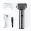 Men Reciprocating 3-Blade Rechargeable Shaver Washable Portable Beard Razor