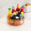25cm Kitchen 360 Degree Rotating Storage Tray Spice Snack Rack
