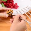 4pcs Stainless Steel Seafood Forks Picks Lobster Nut Fork
