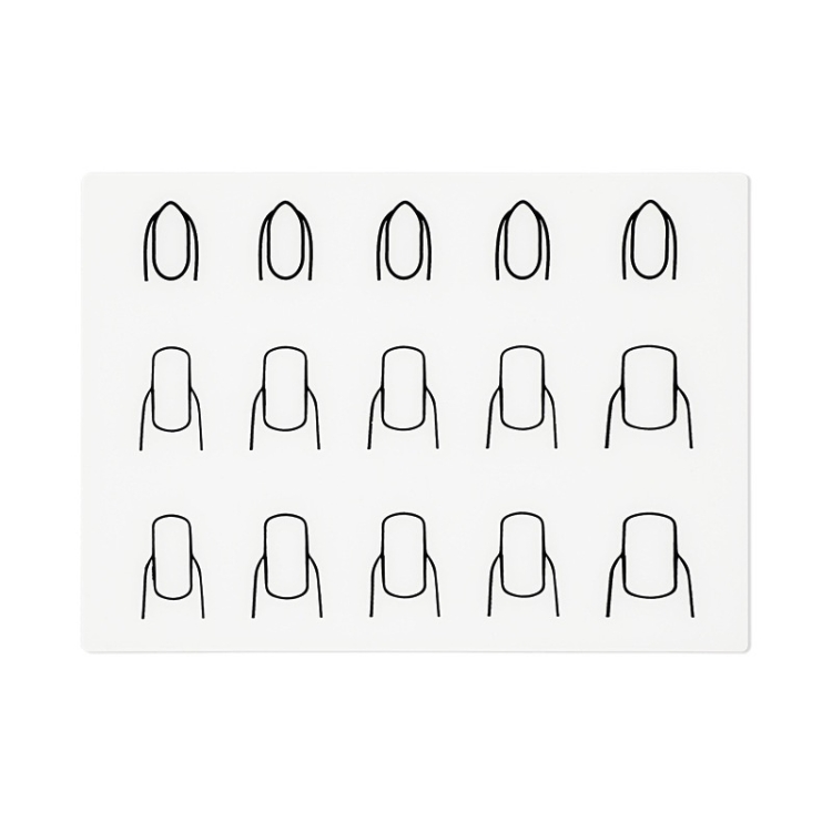 Silicone Manicure Pads Nail Sticker Printing Filling Coloring Pads