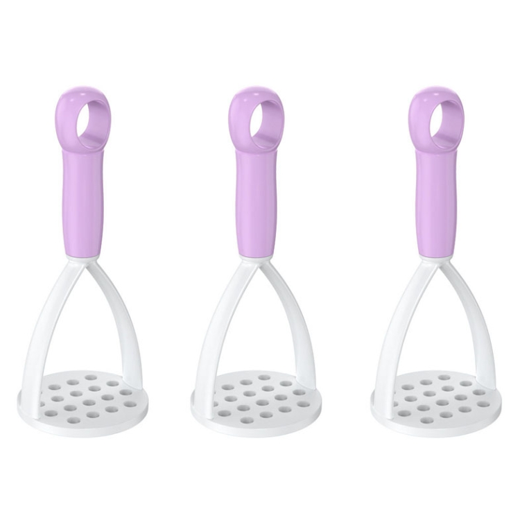 3pcs Kitchen Manual Potato Masher Baby Supplement Food Mashing Tool
