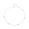 S925 Sterling Silver Platinum-plated Butterfly Female Clavicle Chain