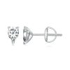 S925 Sterling Silver Platinum-plated Sparkling Water Drop Moissanite Stud Earrings