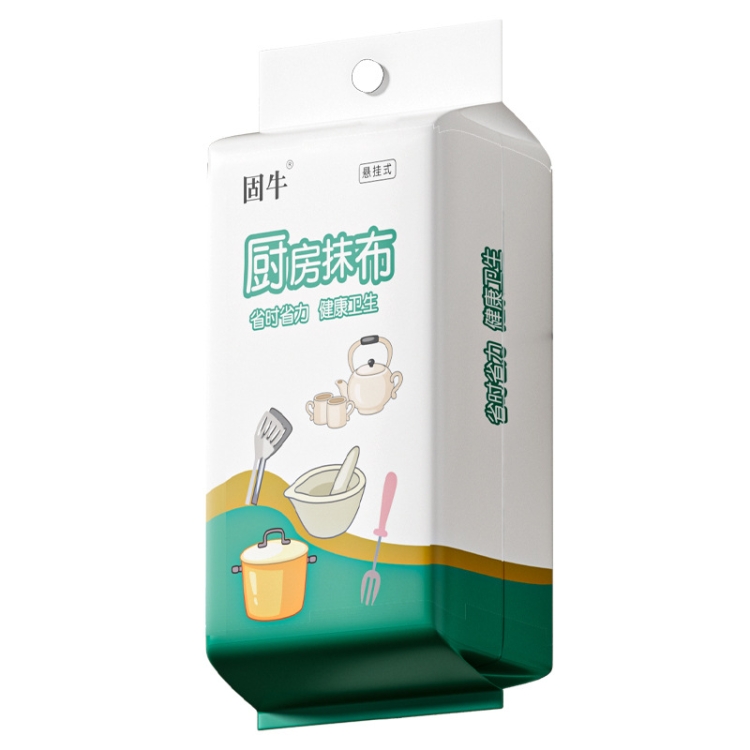 Hanging Disposable Rag Kitchen Wet And Dry Dual-use Dishcloths Towels