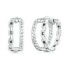 S925 Sterling Silver Vintage Thread Double Layer Earrings