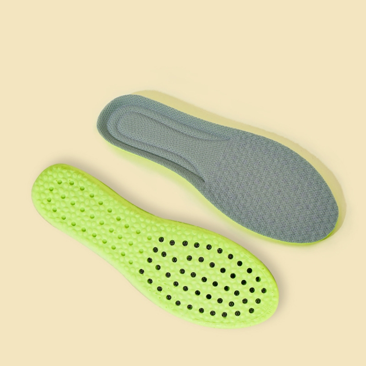 1pair High Elasticity Breathable Sweat Absorbent Shock Absorbent Cuttable Insoles
