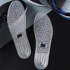 1pair Outdoor Sports Air Cushion Insoles Shock Absorbing TPU Inflatable Insoles