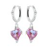 S925 Sterling Silver Skull Hand Love Earrings for Women