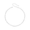 S925 Sterling Silver Love Arrangement Chain Necklace