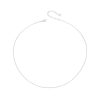 S925 Sterling Silver Fine Flash Basic Women Necklace