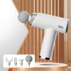LCD Variable Frequency Silent Fascia Gun High Frequency Vibration Muscle Relaxation Massager