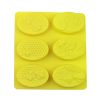 6 Grids Oarbone Bee Silicone Cake Mold Handmade Soap Pudding Mold