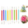 9 In 1 Plastic Fondant Sculpture Pen Tools Pottery Clay Sculpting Modeling Tools