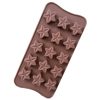 15 Grids Pentagrams DIY Chocolate Baking Moulds Fire Paint Wax Cube Mold
