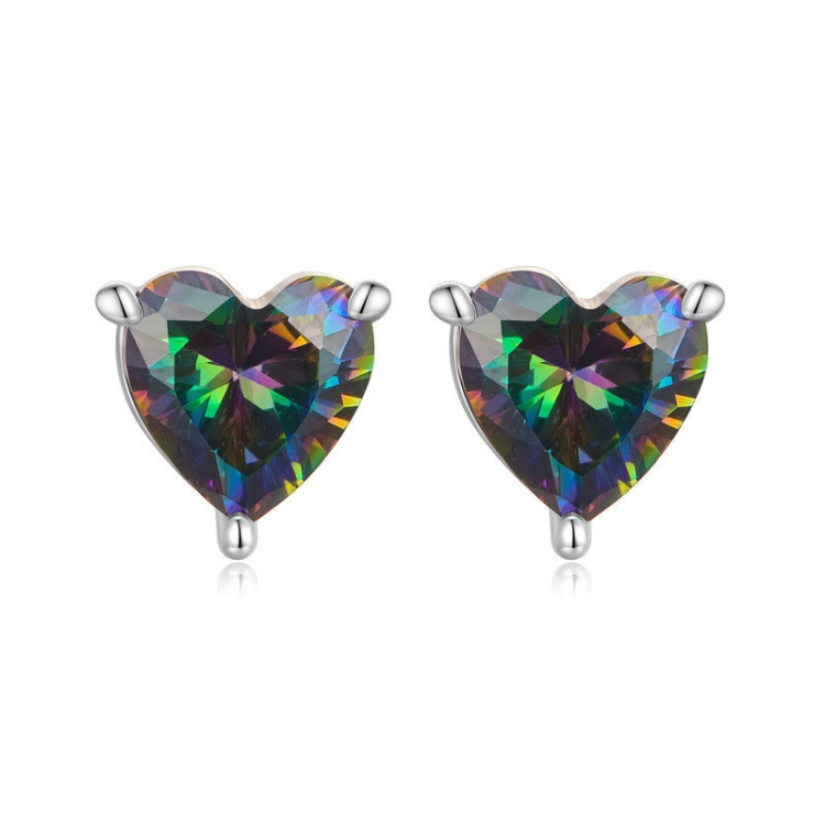 S925 Sterling Silver Retro Fantasy Love Sweet Cool Earrings