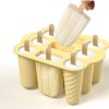 9 Grids Ice Cream Mould Silicone Ice Compartment Homemade Ice Cube Membrane Maker