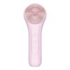 Sonic Waterproof Facial Cleansing Brush Rechargeable Hot Compress Face Scrubber Cleanser
