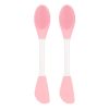 2pcs Dual Head Silicone Face Mask Brush Face Cleansing Massage Brush Mud Mask Applicator
