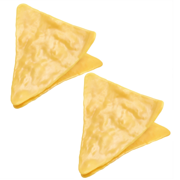 2pcs Potato Chip Sealing Clips Faux Shape Fun Handbook Decoration Food Bag Storage Clips