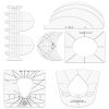 6 In 1 Quilting Templates Sewing Machine Ruler Transparent Acrylic Patchwork Ruler Tool