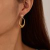 1pair Vintage Temperament Geometric Earrings