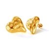 OPK GE937 1pair Stainless Steel Heart Irregular Earrings