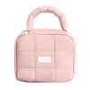 Women Quilted Makeup Bag Puffer Large Capacity Cosmetic Storage Bag Portable Travel Toiletry Pouch