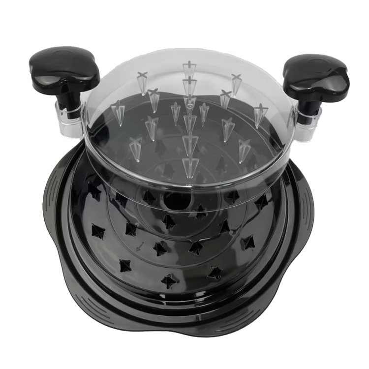 10 Inch Chicken Shredder Machine With Transparent Lid Anti-Slip Meat Shredder Tool