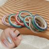 10 Rolls Nail Art Grid Line Paper Tape Stickers 2mm Fine Tape Grid DIY Manicure Pattern Tool