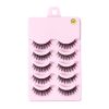 5pairs / Set Little Devil Natural Portable Single Cluster Manga Imitation Eyelashes