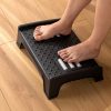 Double-row Roller Massage Foot Pedal Footrest Under the Table