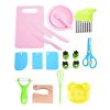 19pcs /Set Children Cooking Knife Set Early Childhood Education Kitchen Tools