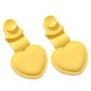 2pcs Heart-shaped Heat Insulation Anti-scalding Gloves Silicone Non-slip Bowl and Plate Clamp