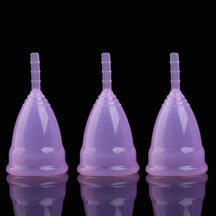 3PCS Reusable Soft Cup Medical Grade Silicone Menstrual Cup