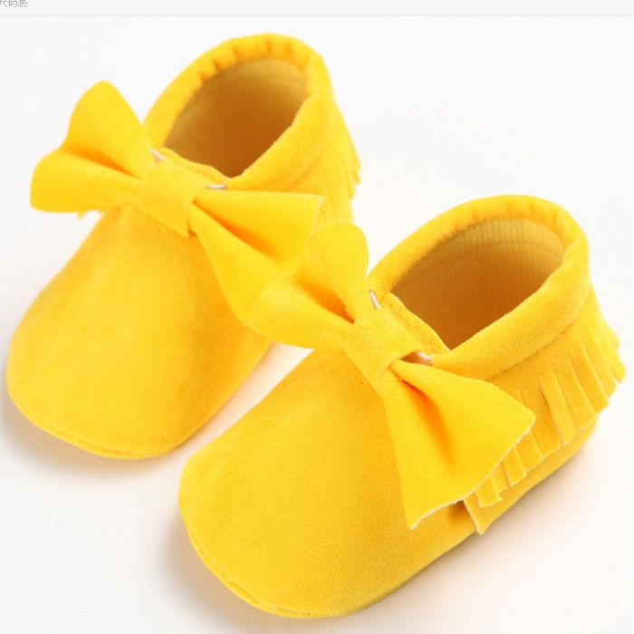 Baby Girls Shoes First Walkers Newborn Baby Moccasins Soft Sole Non-slip Footwear Shoes