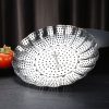 Stainless Steel Folding Retractable Lotus Steamer Tray