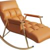 Rocker Chair with Adjustable Backrest, Zero Gravity Padded Seat for Living Room Backyard Balcony, Support 150KG (Color : optional)