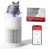 SwitchBot Air Purifiers for Pet, Up to 1800 ft², H13 HEPA Pet Filter, Washable Pre-filter, 10 RGB Light Colors, Aromatherapy, Pet-friendly Design, Works with Alexa Google Home Siri (Hub 2 Required)